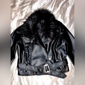 Fashion nova leather jacket